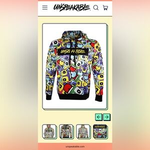 Unspeakable Kaleidoscope hoodie sweatshirt UNISEX